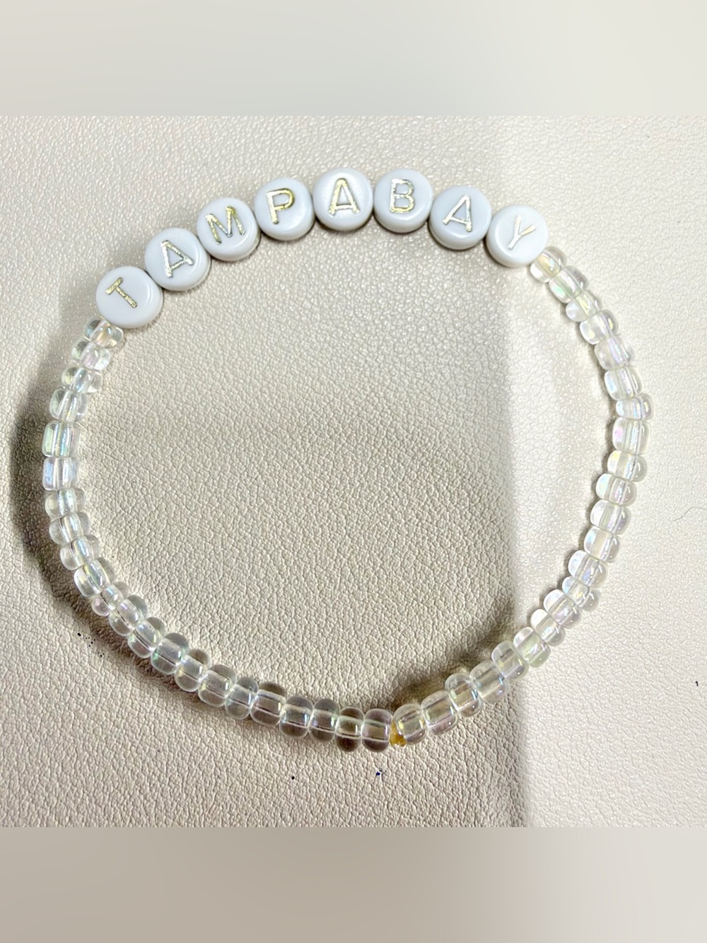 Tampa Bay Beaded Stretch Bracelet